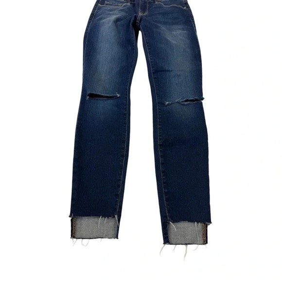 Frame Le Skinny de Jeanne 25 Columbia Road Slits LSJRS032 Stretch Skinny Jean - Picture 8 of 11